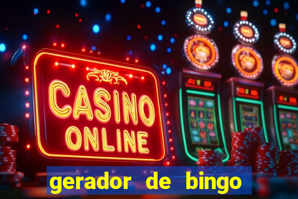 gerador de bingo cha de bebe